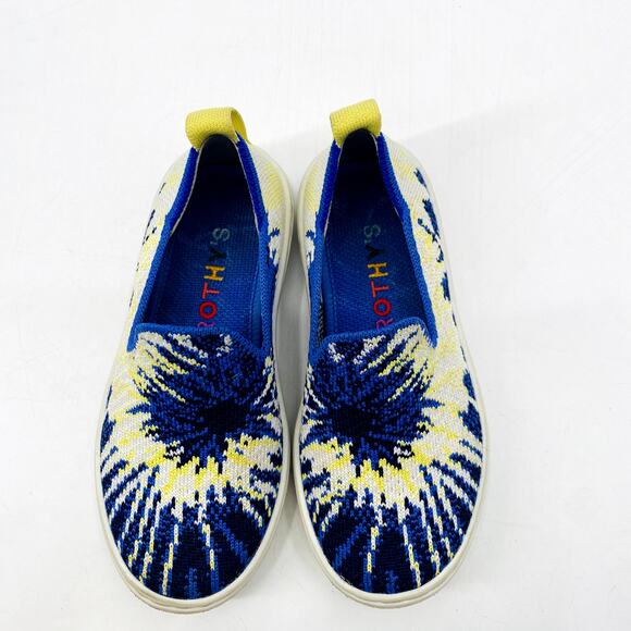 Rothy's Blue Burst Kids Sneakers - Picture 3 of 6